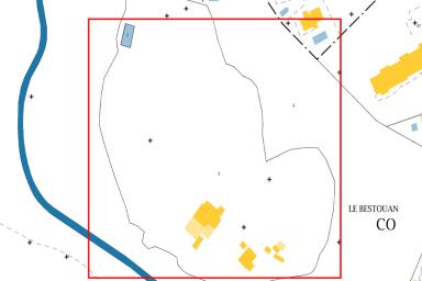 Extrait cadastral de la commune de Cassis section CO, chelle d'origine 1/1250