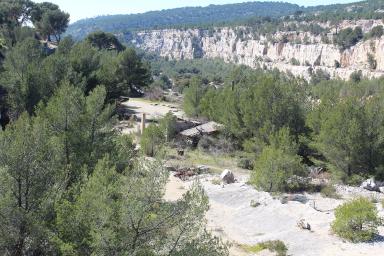 Vue d'ensemble de la carrière Dorat