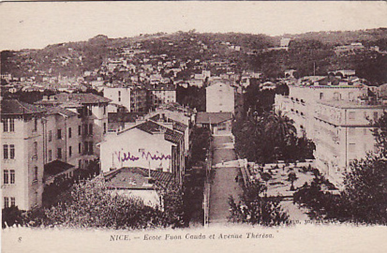 Avenue Thrsa (devenue Fragonard), carte postale, avant 1932