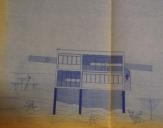 Villa pourquoi pas, lvation faade mer, demande de permis de construire, Honor Toscan architecte, novembre 1960