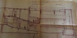 Cinma L'Esplanade, coupe longitudinale de la salle, demande de permis de construire, Honor Aubert architecte, mai 1929 (cote 36 W 29)