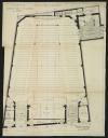 Cinma Paris Palace. Demande de permis de construire. Charles Bellon et Charles Bernard architectes, avril 1920 (permis 2T312 120), plan du parterre