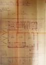 Demande de permis de construire, juillet 1939, Louis Heitzler architecte, plan du 1er étage (cote 2T921 292). Le plan désigne une pièce comme studio.