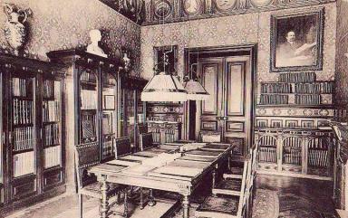 Le salon Hercule Florence, carte postale non date.