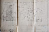 Demande de permis de construire, mars 1931, Florestano di Fausto architecte, plan de la proprit (cote 2T655 685).@Plan de la proprit en 1931.