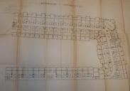 Demande de permis de construire, 1926, R. L. Gastaldi architecte, plan d'un tage courant de chambres (cote 2T448 526).