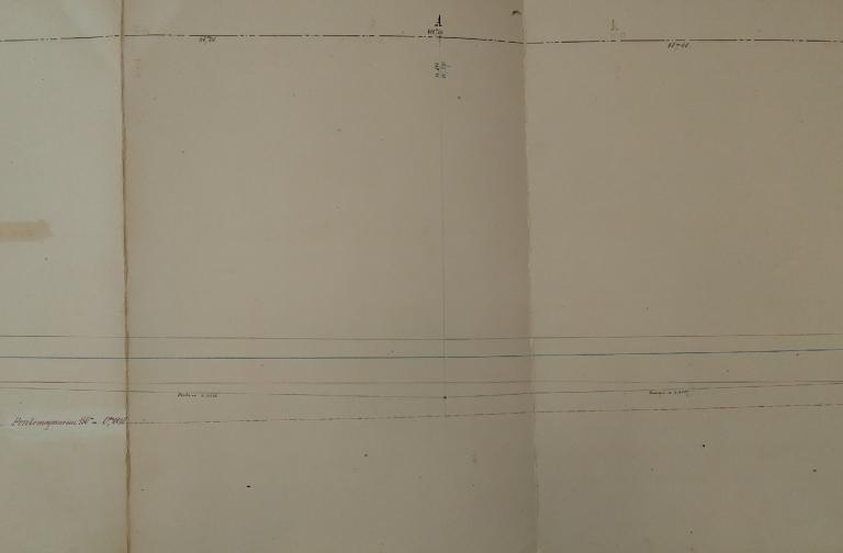 Suite profils en long et en travers du canal dirrigation des Bgons dresss par l'ingnieur ordinaire Hoslin, Sillans-la-Cascade, 1867