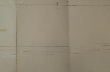 Suite profils en long et en travers du canal d’irrigation des Bégons dressés par l'ingénieur ordinaire Hoslin, Sillans-la-Cascade, 1867