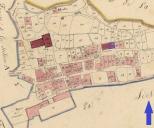Plan cadastral de la commune de Thorame-Basse, 1827, section F  du Village, parcelle 87.