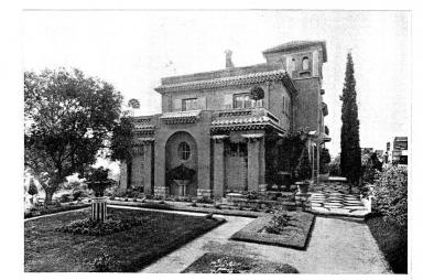 [Villa Bachiquello  Antibes. Faade ouest.] 1935.
