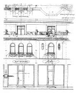 Casino de Juan-les-Pins. Projet de magasins avec appartement. Plan de faade. 1926.