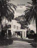 [Villa Le Cap  Antibes. Faade principale.] [dbut des annes 1950].