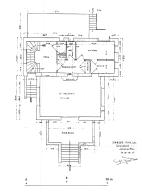 [Villa Koumassi au Cap d'Antibes. Plans du sous-sol, du rez-de-chausse, du 1er tage.] 1938. Le rez-de-chausse.