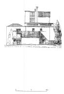 [Villa La Gaole au Cap d'Antibes. Elvation sud-est avec au centre l'aile en rez-de-chausse rajoute en 1956.], 1955.