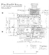Pt de Mr et Mme Nitzsche au Cap d'Antibes. Plan du rez-de-chausse. 1929.