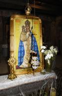 Clture du choeur, icne de Notre-Dame-de-Laghet, peinte par Eugraph Kovalevsky.