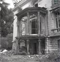 [Villa Malgr tout, Nice, dmolition du jardin d'hiver], 1953.