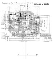 Propriété de Mons. R. M. boul. du littoral Juan-les-Pins. [Villa La Calade] Plan du rez-de-chaussée. 1937.