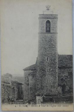4 - St.-Julien-Absides et Tour de l'Eglise (XIIe Sicle), [vers 1904].