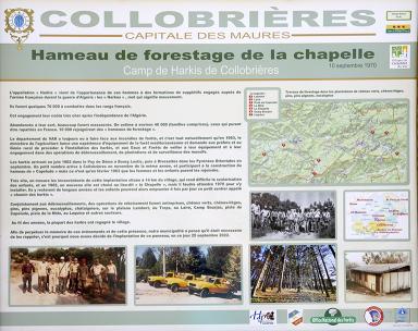 Détail du texte du panneau explicatif.