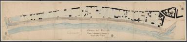 Strada del litorale, progetto d'ampliazione e sistemazione - [Route du littoral, projet d'extension et d'amnagement, avant 1860].