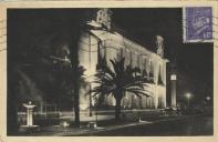 [La Promenade des Anglais et le Palais de la Mditerrane de nuit, circa 1930].