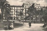 Nice - square Gambetta, [circa 1910]. Le "Palais du soleil" est au fond. 