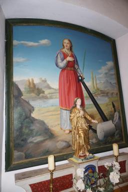 Tableau d'autel de sainte Philomne : vue gnrale.