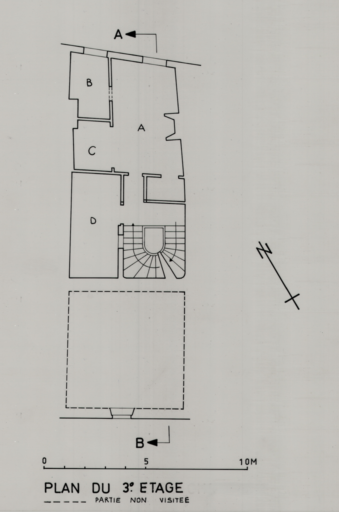 Plan du 3e tage.