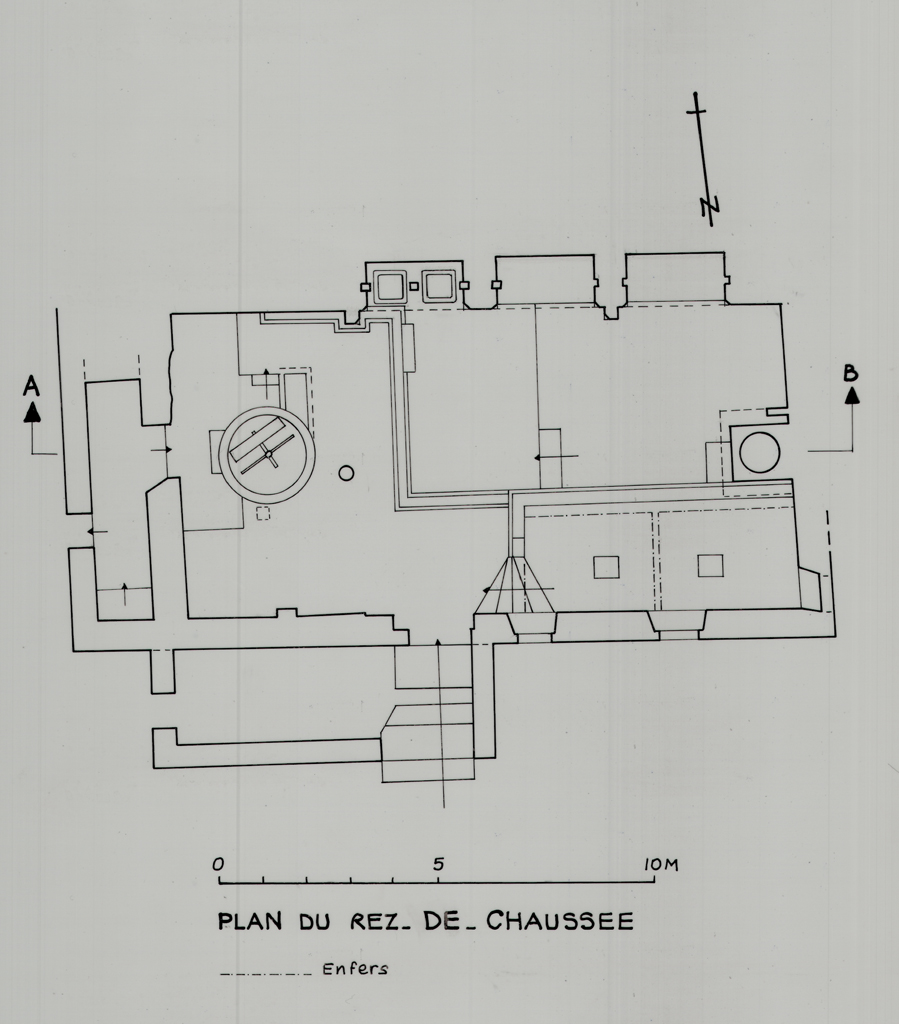 Plan du rez-de-chausse.