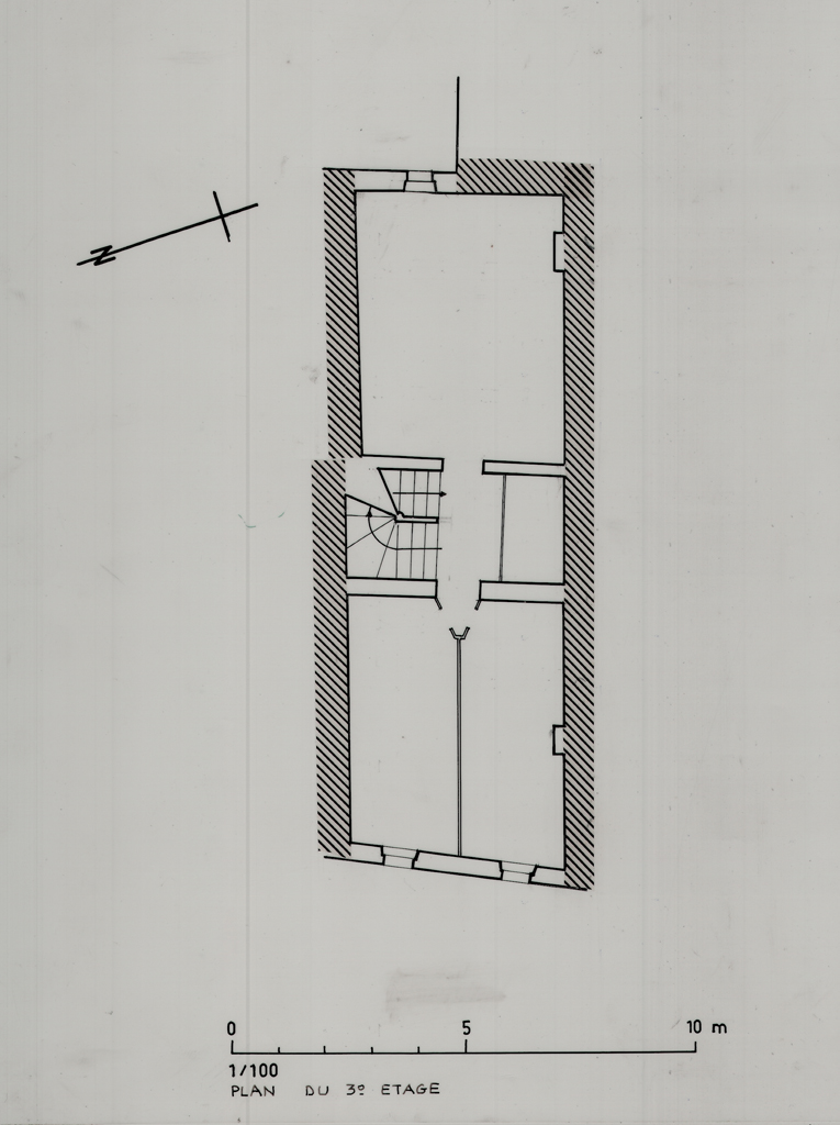 Plan du 3e tage.