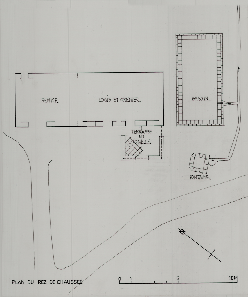 Plan du rez-de-chausse.