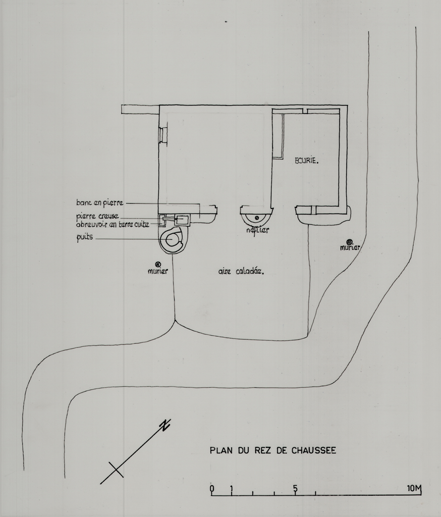 Plan du rez-de-chausse.