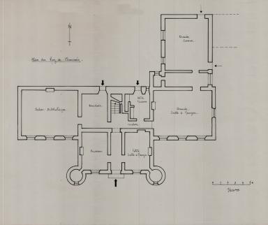 Plan du rez-de-chausse,