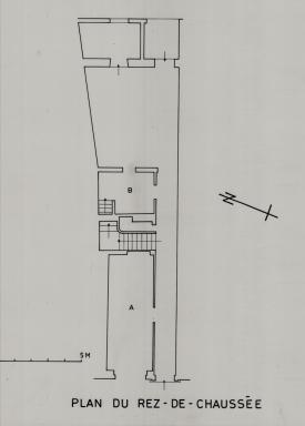 Plan du rez-de-chaussée.