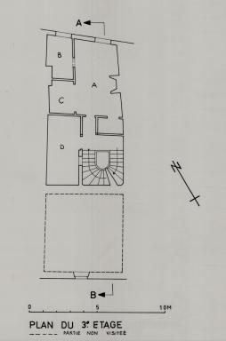 Plan du 3e étage.