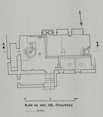 Plan du rez-de-chaussée.
