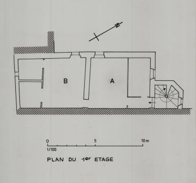 Plan du 1er étage.