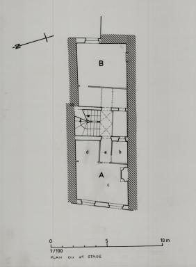 Plan du 2e étage.
