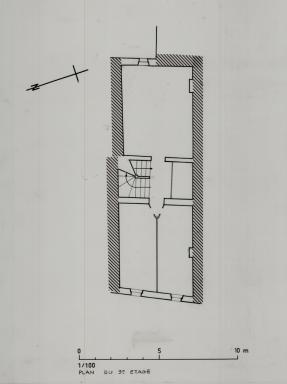 Plan du 3e étage.