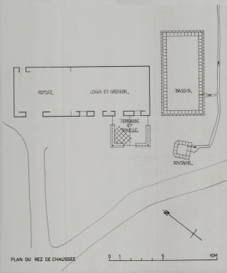 Plan du rez-de-chaussée.