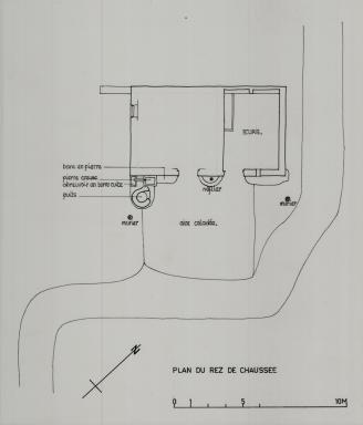 Plan du rez-de-chaussée.
