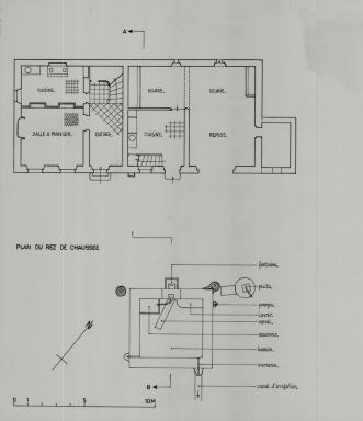 Plan du rez-de-chausse.