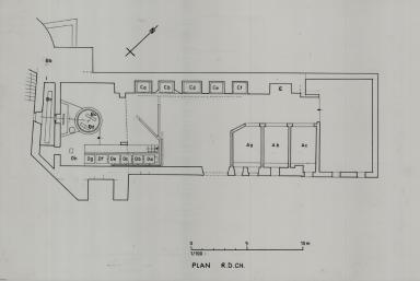 Plan du rez-de-chausse.