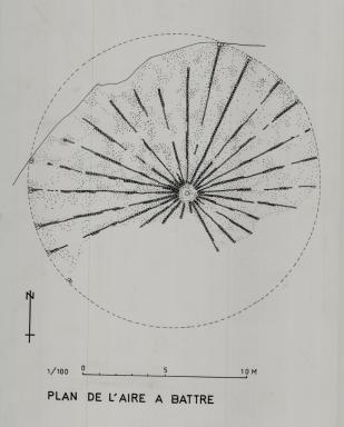 Plan de l'aire  battre.