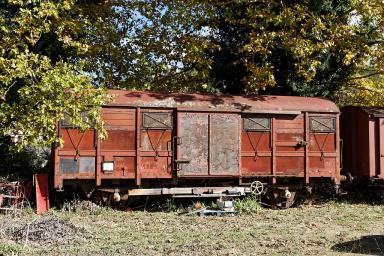 Le wagon couvert G à Besse-sur-Issole
