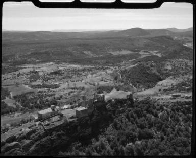 [vue arienne de Bargme, vers le sud, vers 1950]