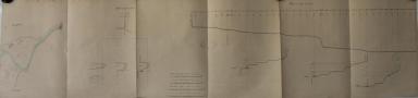 Plan d'ensemble  [ du projet de rglementation du canal d'arrosage de Campus 2/2], 16 Mai 1855