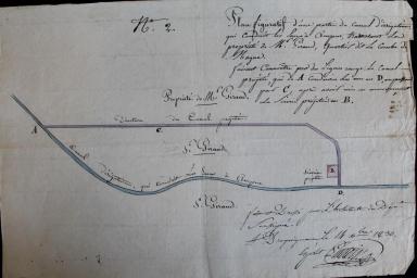 Plan figuratif n2, [Scierie], 14 Dcembre 1830