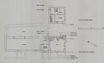 Plans du rez-de-chaussée et du premier étage.